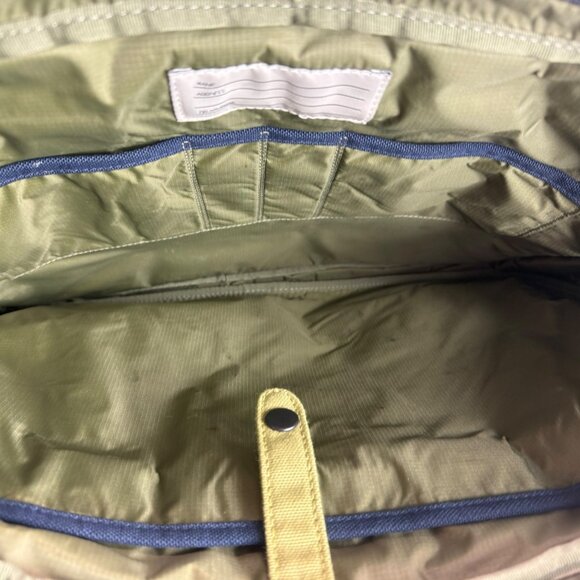 JACK SPADE Greene St. Messenger Bag. Green Canvas, Heavy Industrial. Durable. - Picture 9 of 10